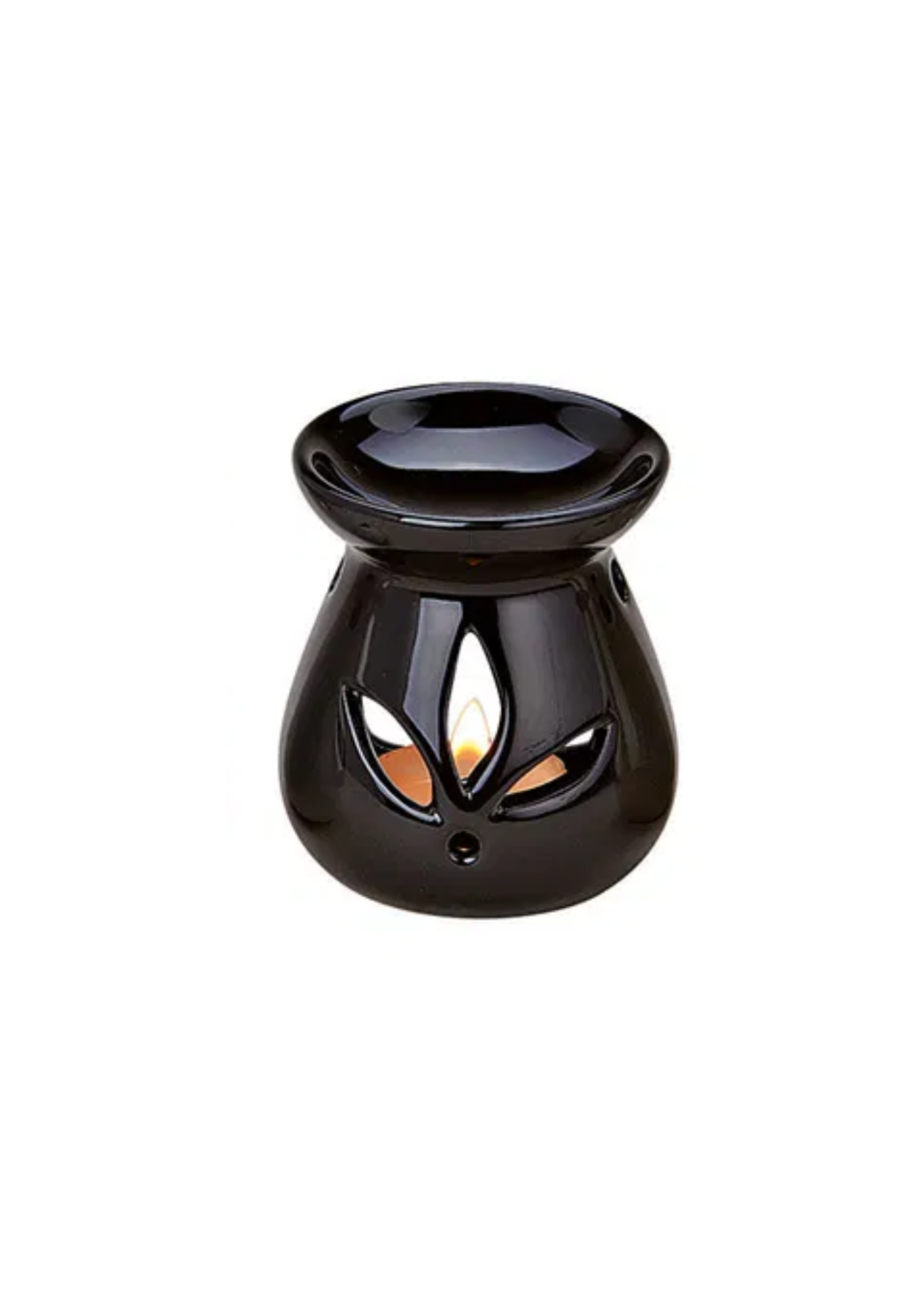 Brûle parfum céramique noir