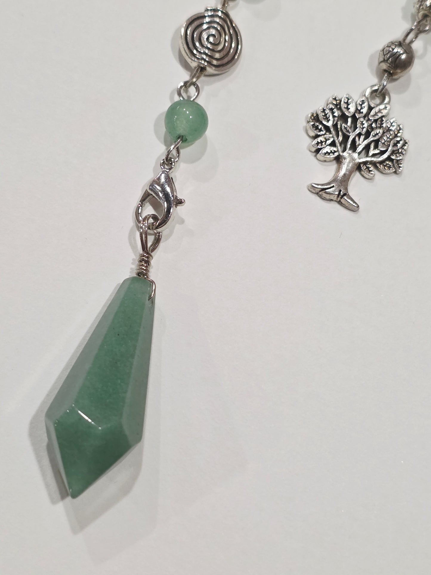 Pendule en Aventurine & Arbre de Vie
