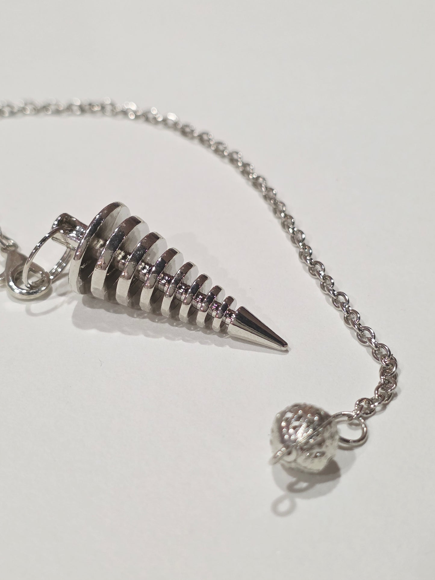 Pendule en Métal Argenté