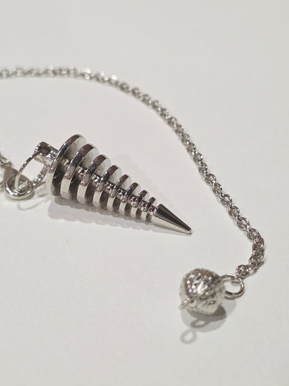 Pendule en Métal Argenté