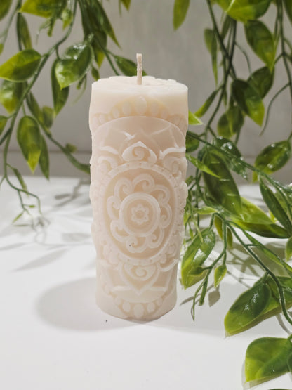 Bougie Moulée Mandala