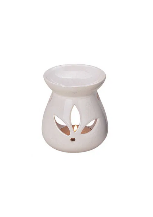 Brûle parfum céramique blanc