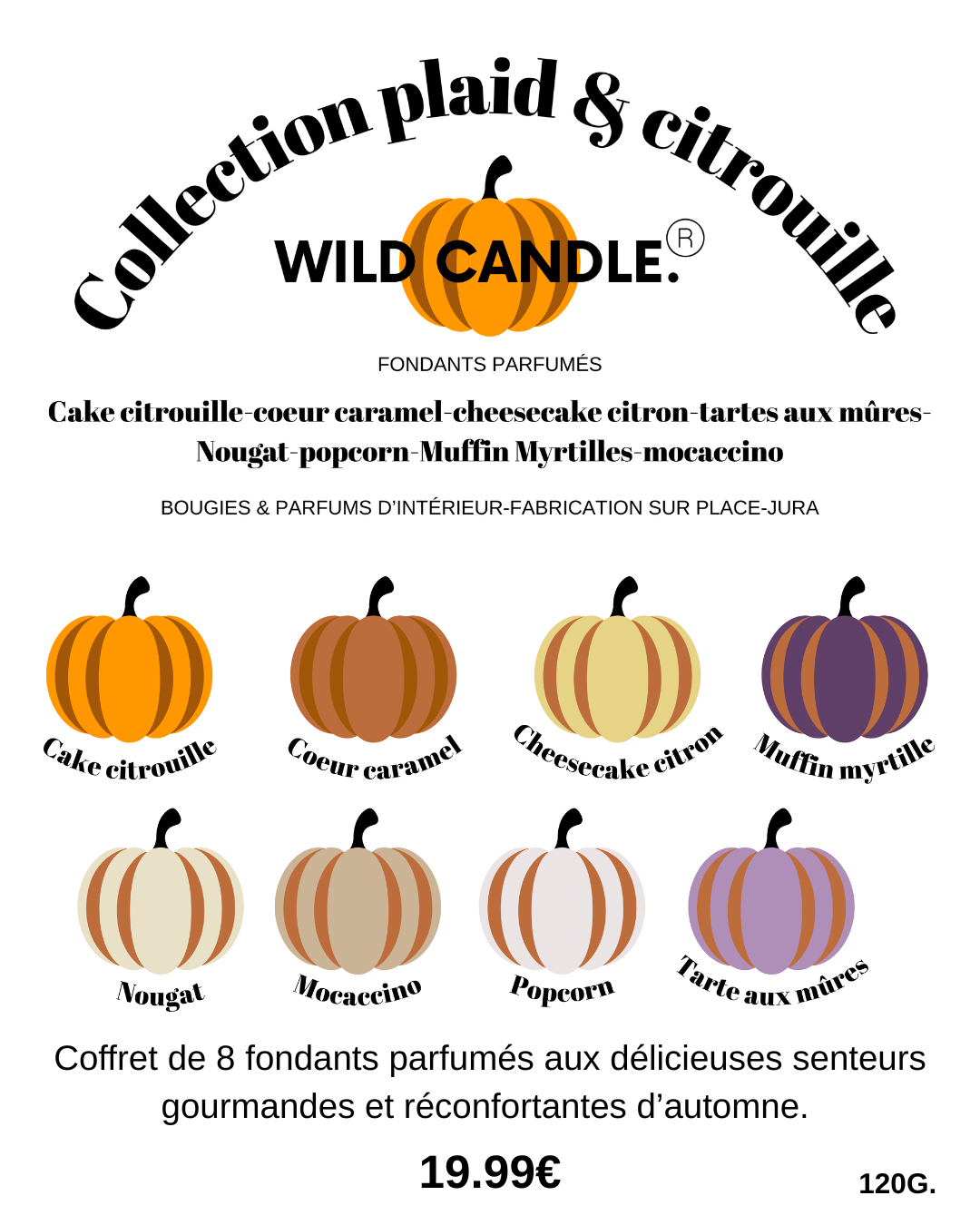 Coffret PLAID & CITROUILLE